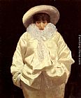 Sarah Bernhardt as Pierrot by Giuseppe de Nittis